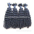 Kinky Curly Natural Human Hair Weave with Full Cuticle, Colors Can be Changed